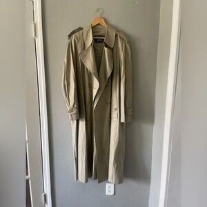 Burberry Beige Cotton Trench Coat